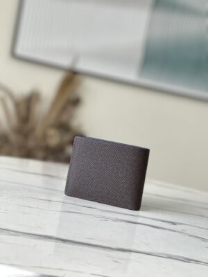 Louis Vuitton Saffiano Brown Slender Wallet 23412 | Sandra Bags