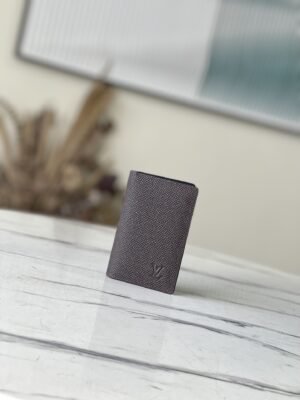 Louis Vuitton Saffiano Brown Pocket Wallet 41108 | Sandra Bags