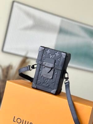Louis Vuitton Vertical Trunk Mini Handbag - Black 99246 | Sandra Bags