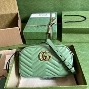 Gucci GG Marmont Bag - Green 41614 | Sandra Bags