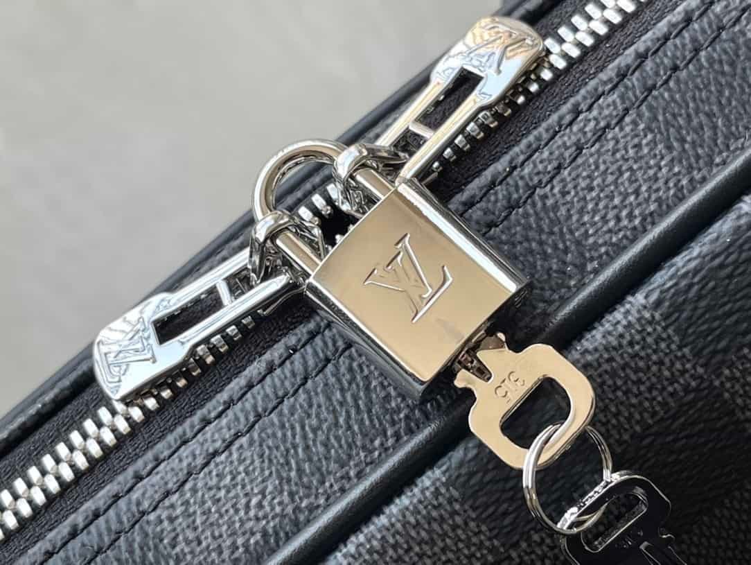 Louis Vuitton Voyage Small Briefcase - Black 26762 | Sandra Bags - Image 5