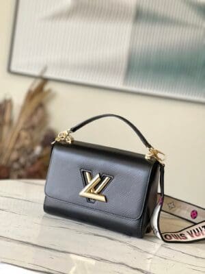 Louis Vuitton Twist MM Handbag - Black 57547 | Sandra Bags