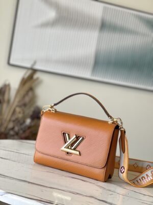 Louis Vuitton Twist MM Handbag - Caramel 99377 | Sandra Bags