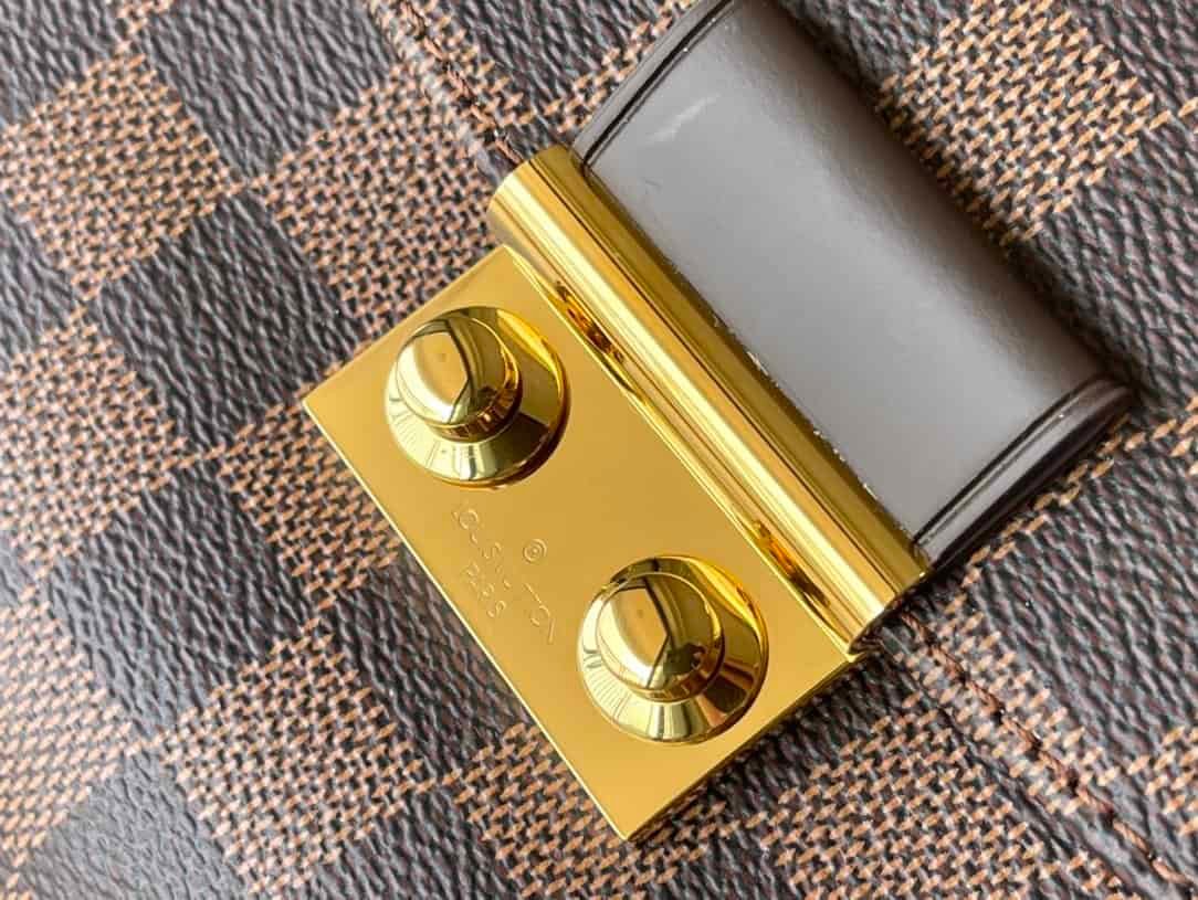 Louis Vuitton Coffee Check Messenger CROISETTE Bag 19067 | Sandra Bags - Image 3