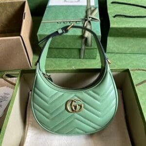 Gucci GG Marmont Half-Moon Mini Handbag 52012 | Sandra Bags