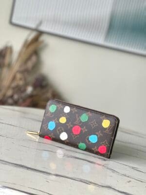 Louis Vuitton Zippy Zipper Polka Dot Wallet 59968 | Sandra Bags