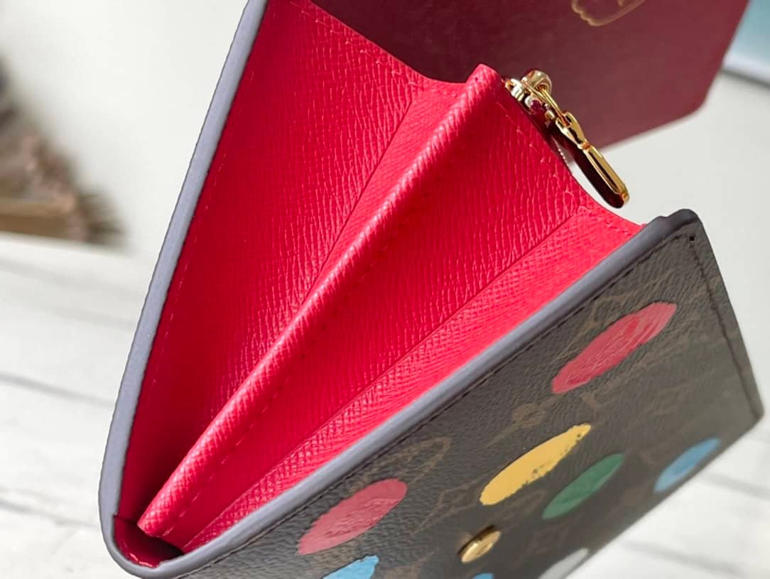 Louis Vuitton Kusama Hand-Painted Wallet 93499 | Sandra Bags - Image 3