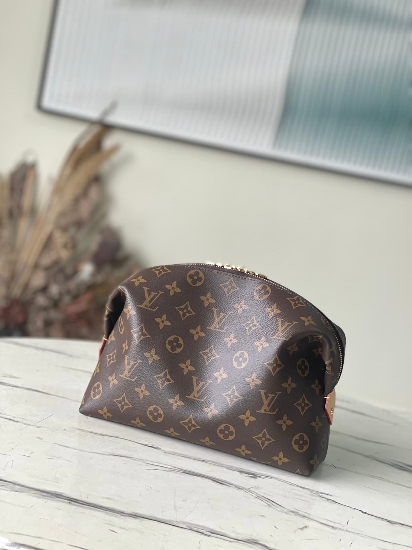 Louis Vuitton Monogram Coated Cosmetic Bag 21776 | Sandra Bags