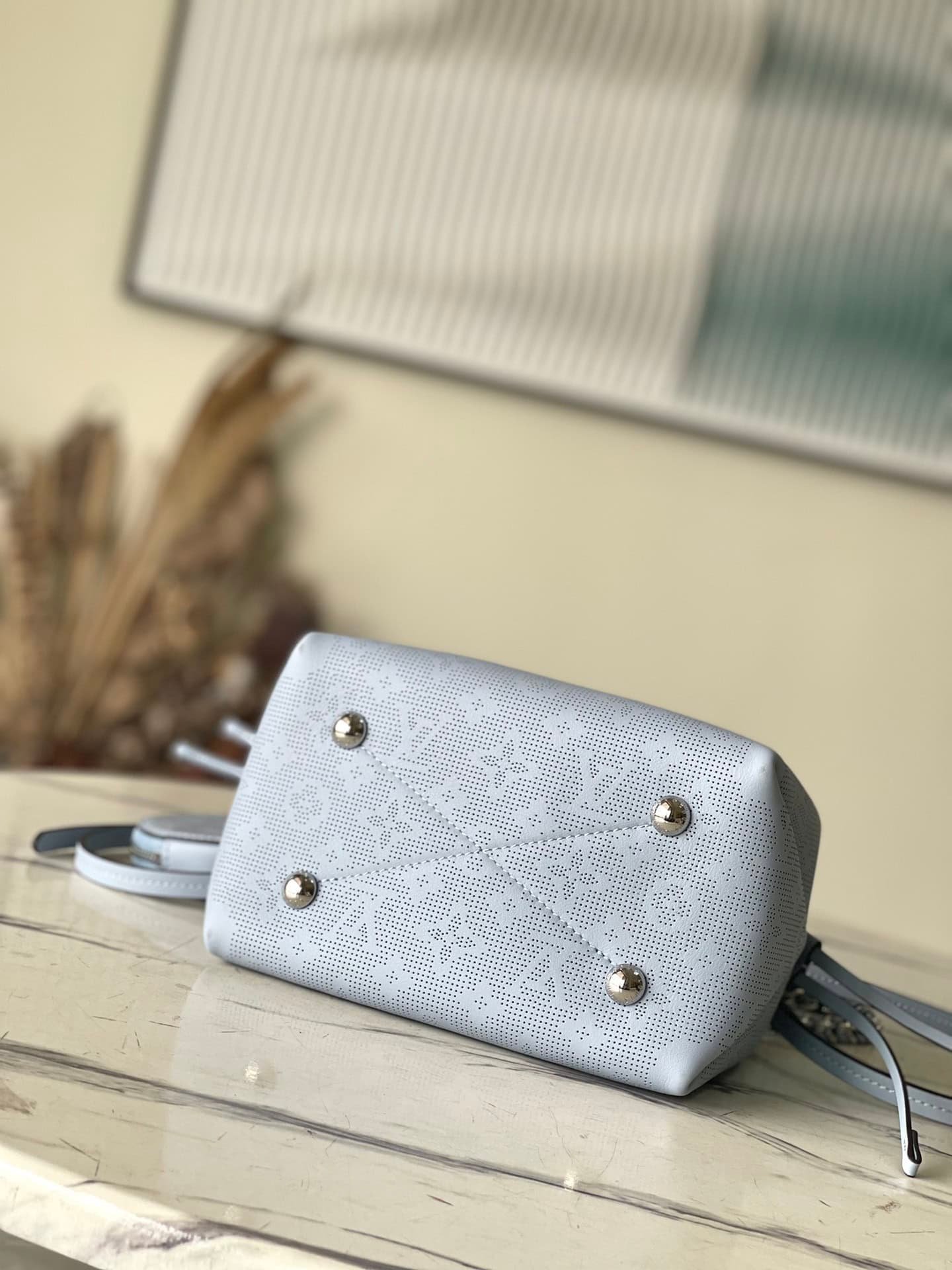 Louis Vuitton Bella Bucket Bag - Blue 68468 | Sandra Bags - Image 3