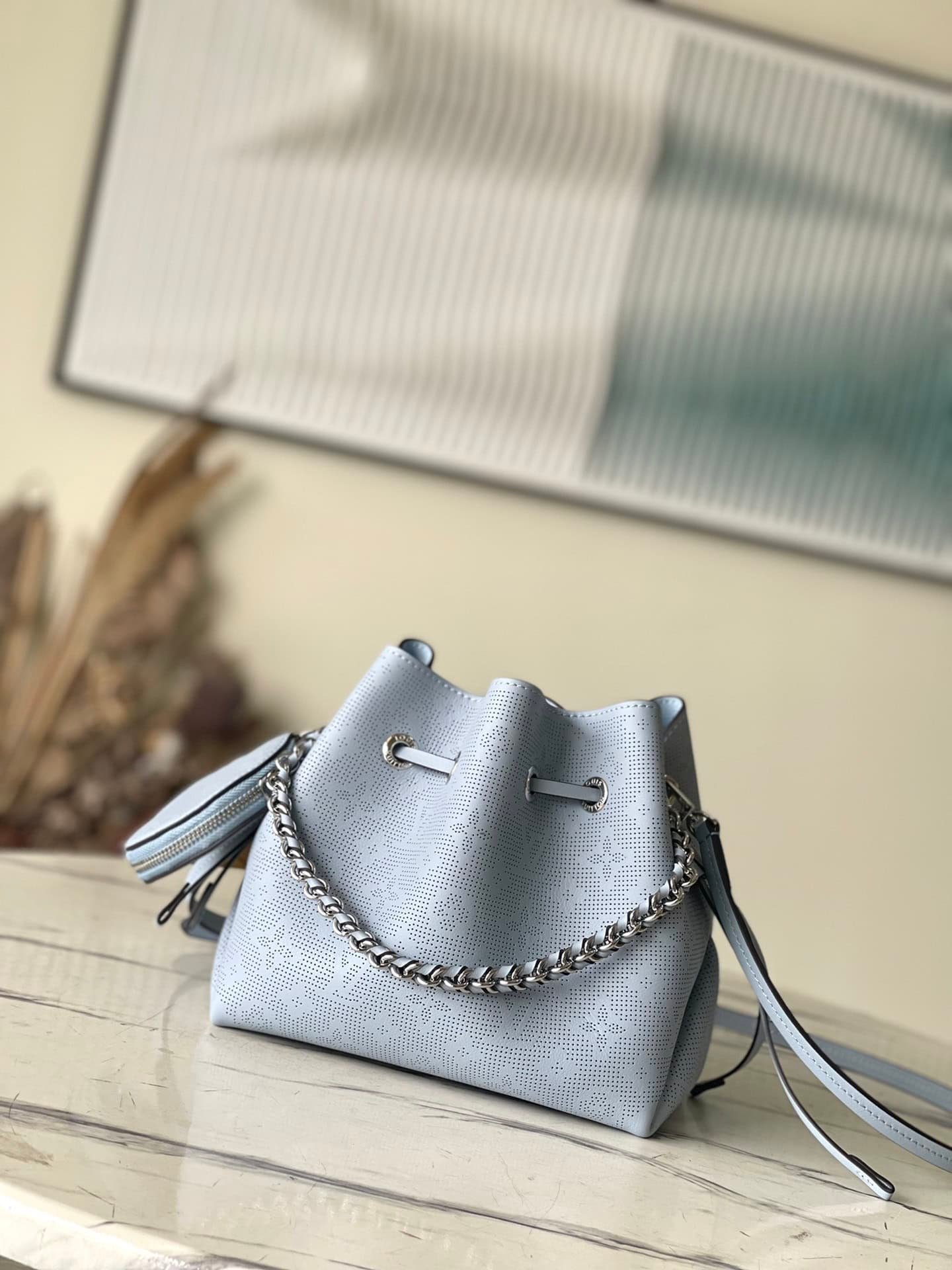 Louis Vuitton Bella Bucket Bag - Blue 68468 | Sandra Bags