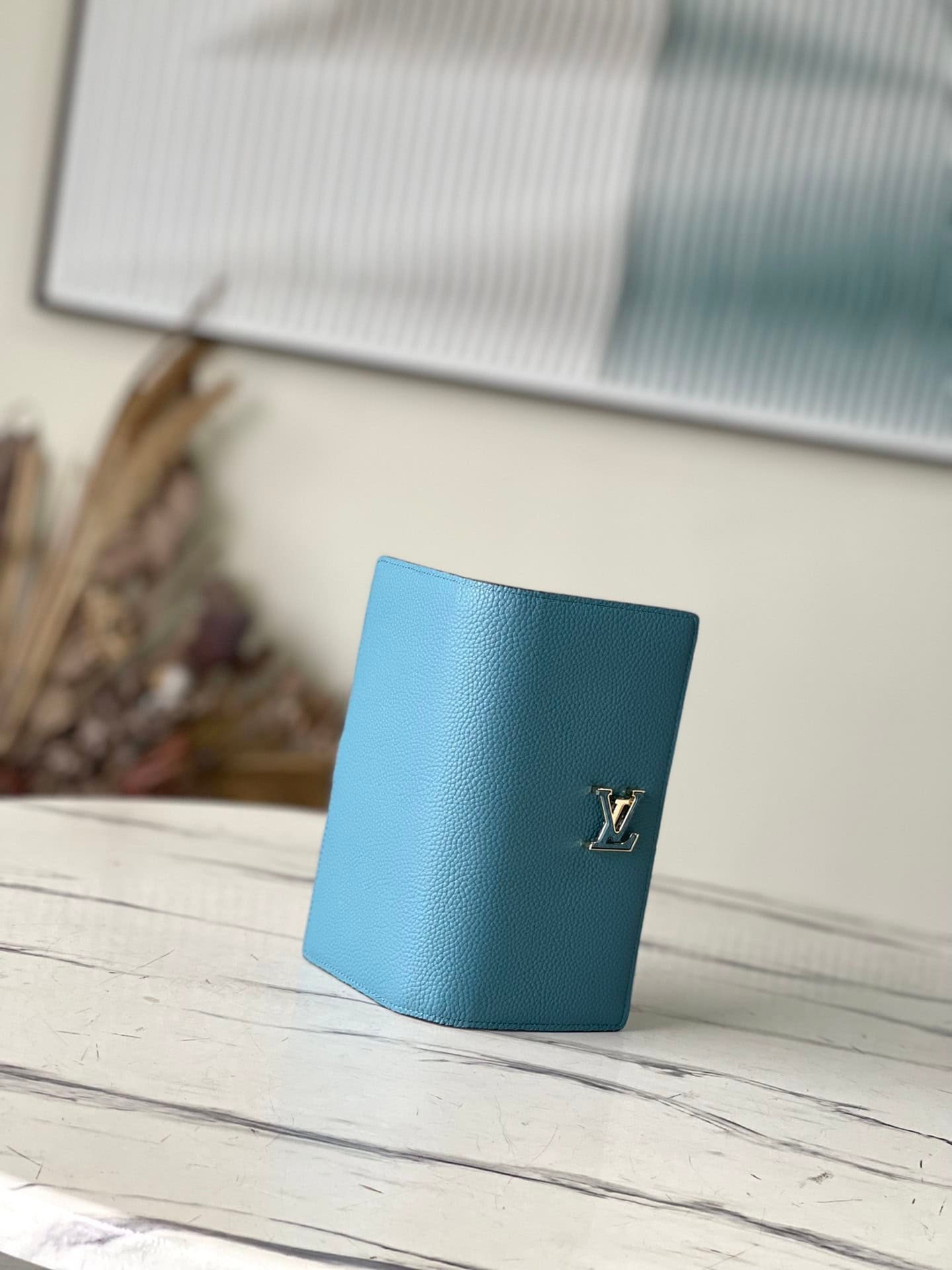 Louis Vuitton Vertical Wallet - Blue 13926 | Sandra Bags - Image 4