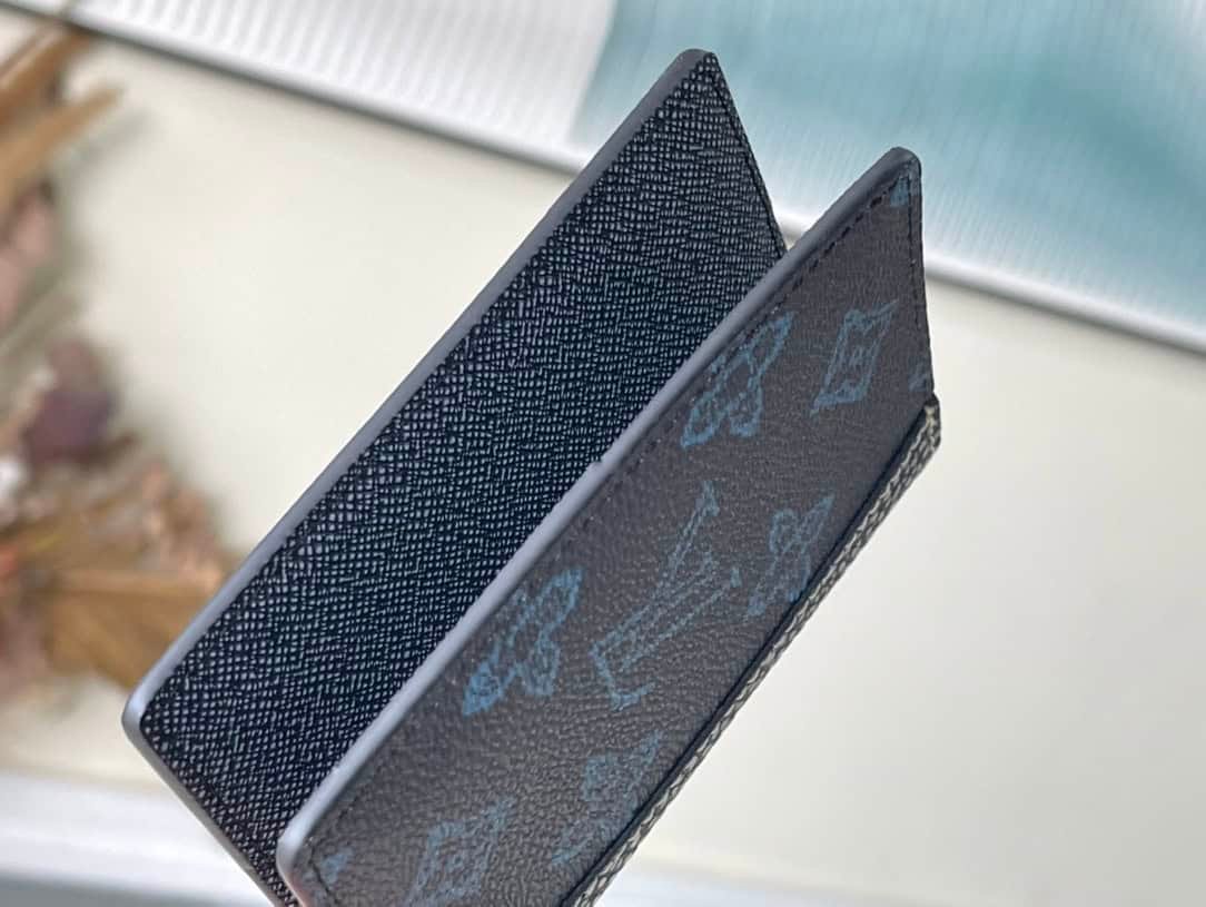 Louis Vuitton Blue Pattern Pocket Wallet 41170 | Sandra Bags - Image 2