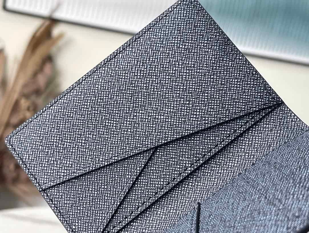 Louis Vuitton Blue Pattern Pocket Wallet 41170 | Sandra Bags - Image 3