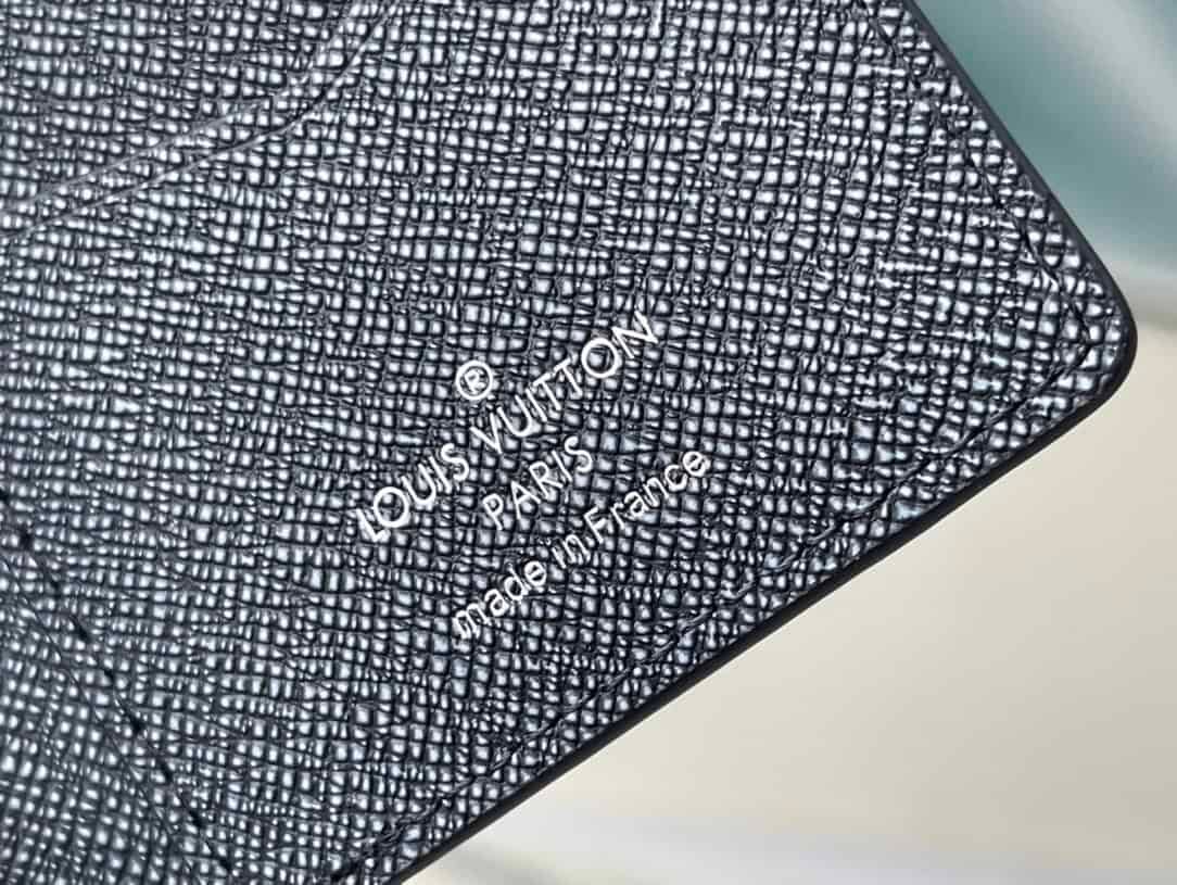 Louis Vuitton Blue Pattern Pocket Wallet 41170 | Sandra Bags - Image 8