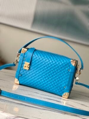 Louis Vuitton Full Suitcase Leather Bag - Blue 30963 | Sandra Bags