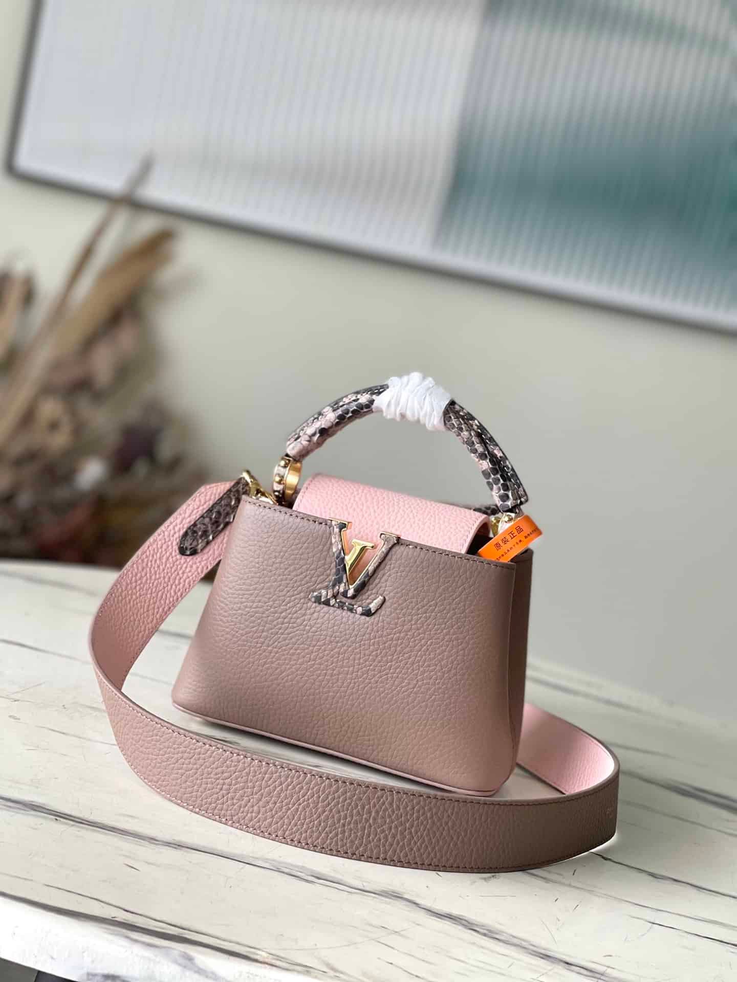 Louis Vuitton Spring Capucines BB Handbag 89348 | Sandra Bags
