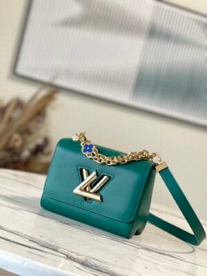 Louis Vuitton Twist Medium Handbag - Green 13483 | Sandra Bags