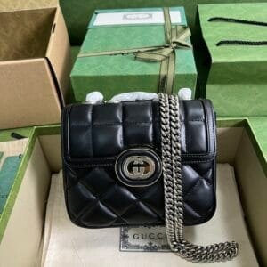 Gucci Black Deco Mini Shoulder Bag 79421 | Sandra Bags