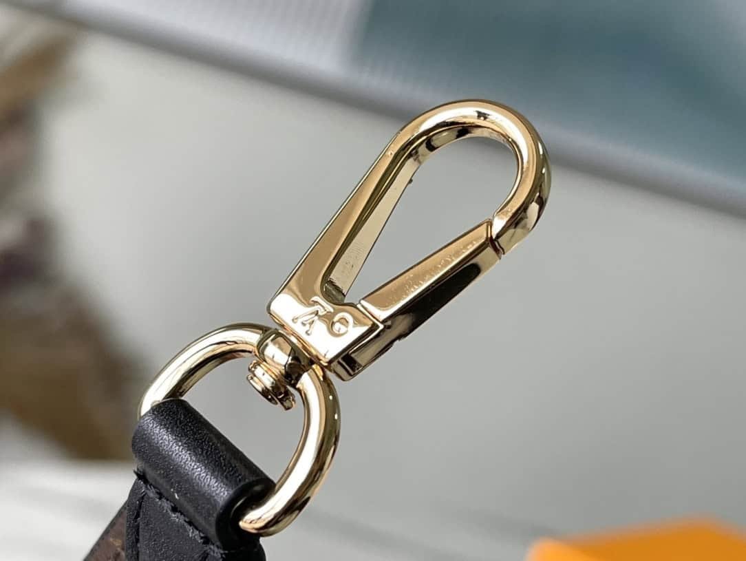 Louis Vuitton Black Clever Shoulder Strap 86283 | Sandra Bags - Image 4