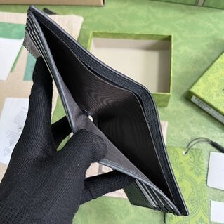 Gucci GG Supreme Canvas Wallet - Black 85430 | Sandra Bags - Image 4