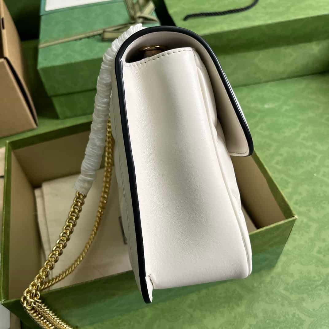 Gucci WhiteDeco Mini Shoulder Bag 57759 | Sandra Bags - Image 4