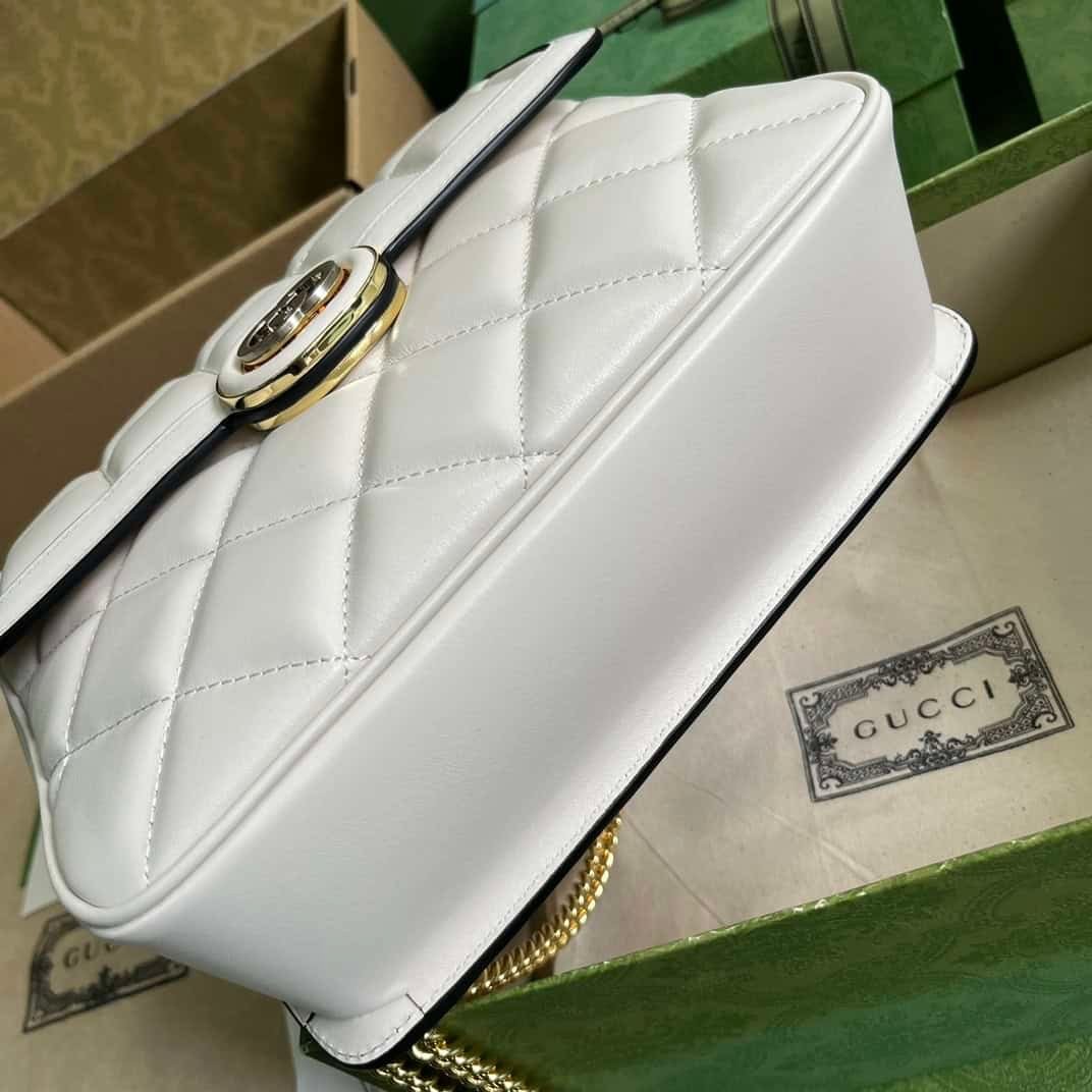 Gucci WhiteDeco Mini Shoulder Bag 57759 | Sandra Bags - Image 3