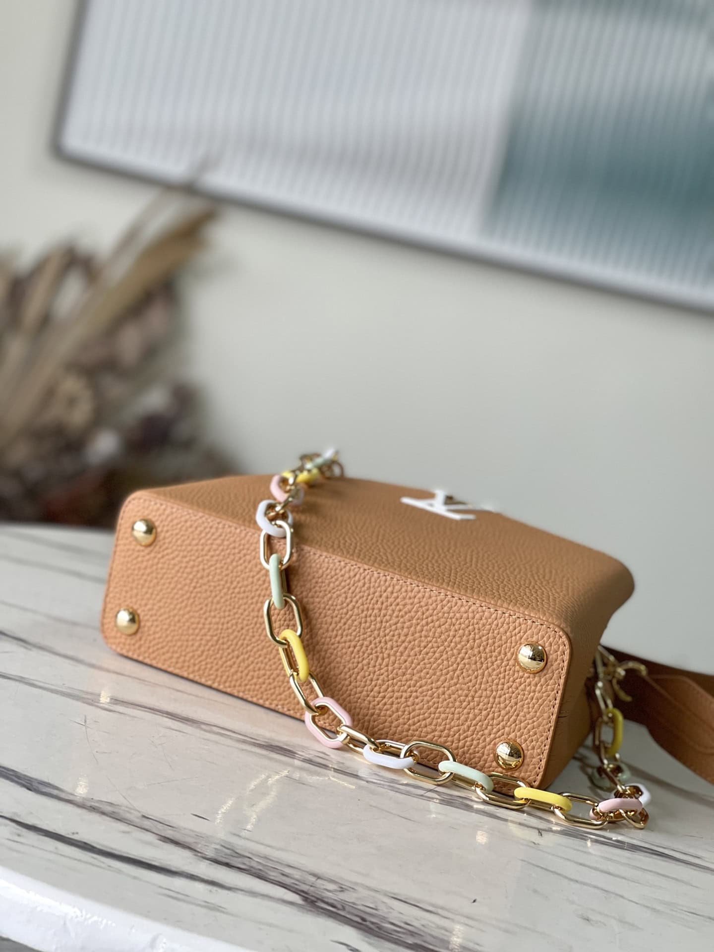 Louis Vuitton Capucines Small Handbag – Brown 39995 | Sandra Bags - Image 3