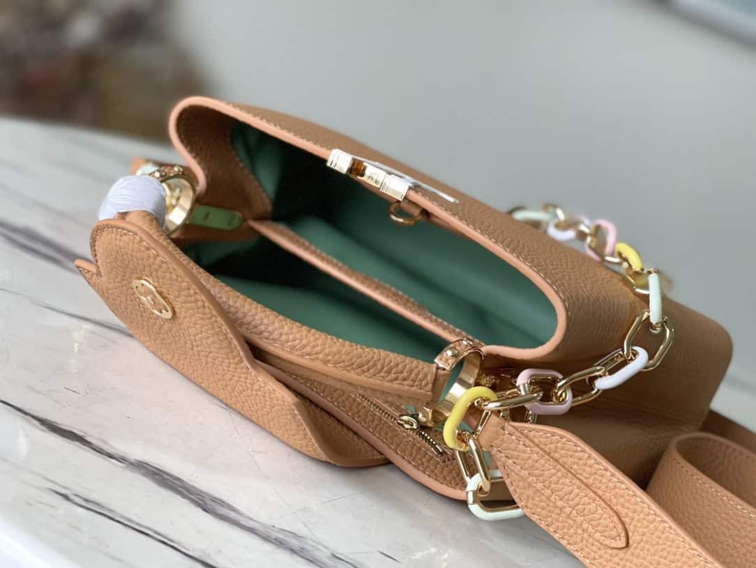 Louis Vuitton Capucines Small Handbag – Brown 39995 | Sandra Bags - Image 7