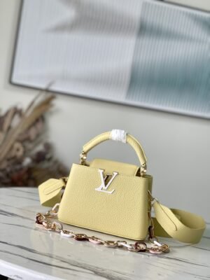 Louis Vuitton Capucines Mini Handbag - Yellow 15560 | Sandra Bags