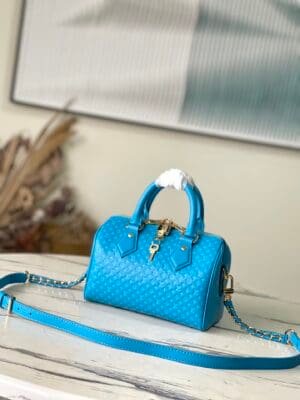 Louis Vuitton Speedy 20 Handbag - Blue 99596 | Sandra Bags