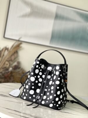 Louis Vuitton Black Dot LV x YK NéoNoé BB Handbag 84138 | Sandra Bags