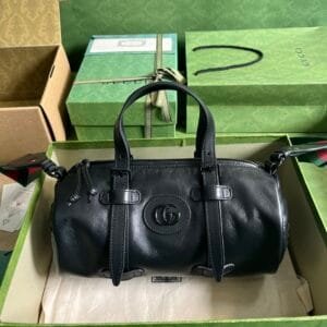 Gucci GG Small Luggage Bag - Black 48636 | Sandra Bags