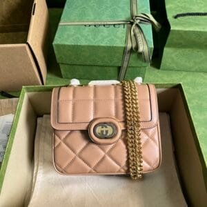 Gucci Deco Quilted Leather Shoulder Bag 28398 | Sandra Bags