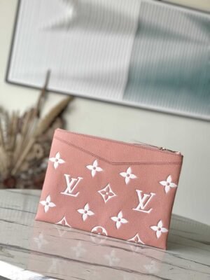 Louis Vuitton Silkscreen Daily Clutch - Pink 42568 | Sandra Bags