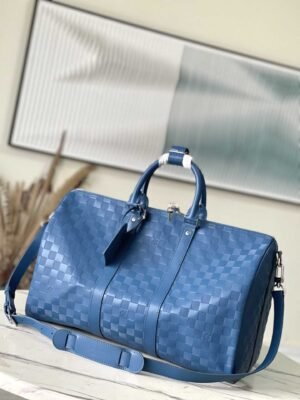 Louis Vuitton Keepall 45 Travel Bag - Blue 70403 | Sandra Bags