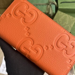 Gucci Leather Zipper Wallet - Orange 73056 | Sandra Bags - Image 4