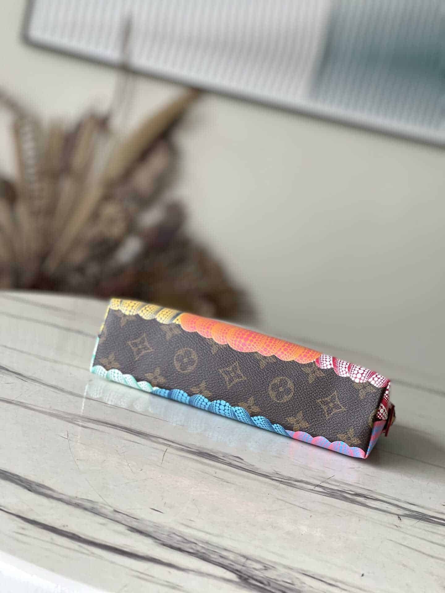 Louis Vuitton Presbyopia Pumpkin Large Cosmetic Bag 31054 | Sandra Bags - Image 4