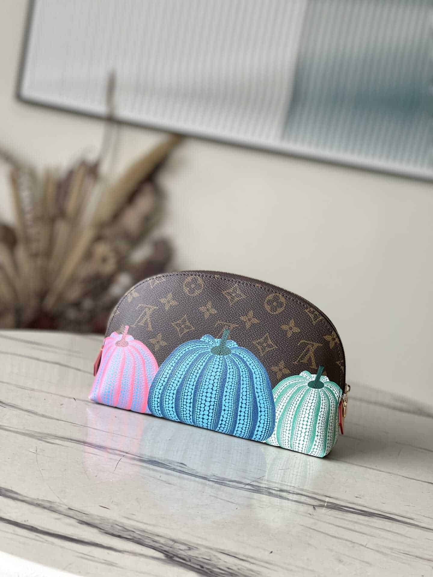 Louis Vuitton Presbyopia Pumpkin Large Cosmetic Bag 31054 | Sandra Bags - Image 7