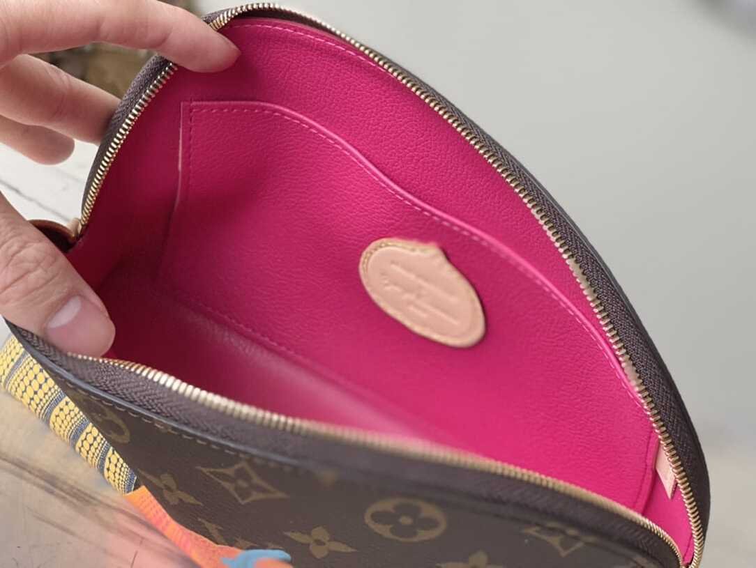 Louis Vuitton Presbyopia Pumpkin Large Cosmetic Bag 31054 | Sandra Bags - Image 8