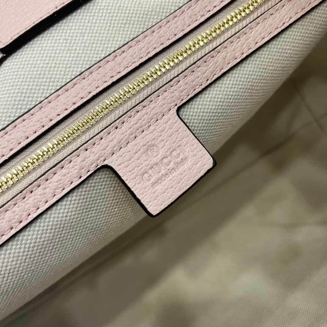 Gucci Medium Light Pink Tote Handbag 23660 | Sandra Bags - Image 4