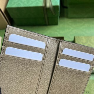 Gucci Leather GG Card Wallet - Grey 22736 | Sandra Bags - Image 5
