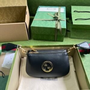 Gucci Blondie Series Mini Handbag - Black 44208 | Sandra Bags