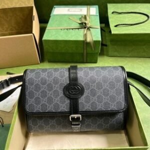 Gucci GG Messenger Black Shoulder Bag 35107 | Sandra Bags