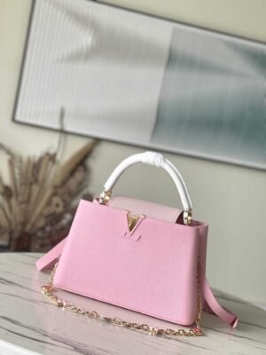 Louis Vuitton Capucines Medium Handbag - Pink 91573 | Sandra Bags