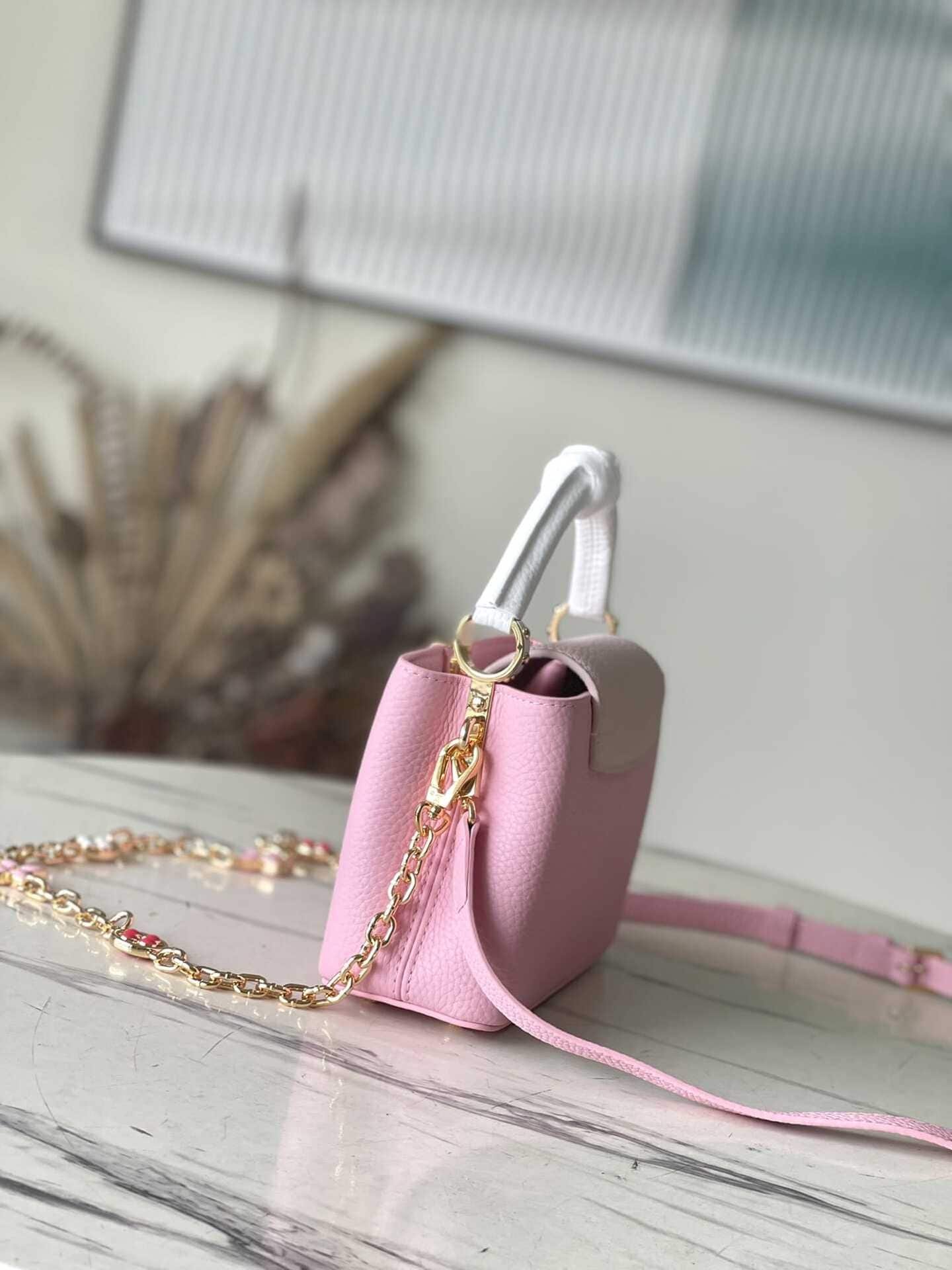 Louis Vuitton Capucines Handbag - Pink 12509 | Sandra Bags - Image 2