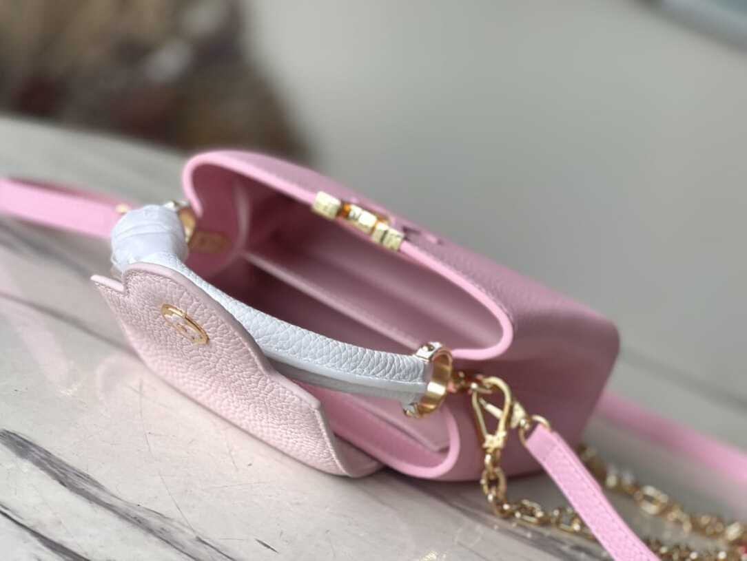 Louis Vuitton Capucines Handbag - Pink 12509 | Sandra Bags - Image 5