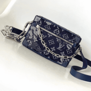 Louis Vuitton Mini Soft Trunk Chain Bag - Blue 38313 | Sandra Bags