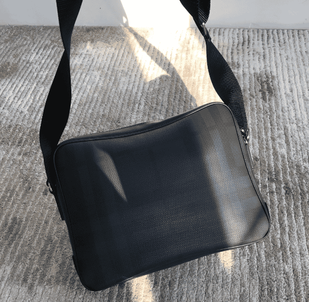 Burberry Muswell Check Messenger Bag - Blue 83112 | Sandra Bags - Image 5