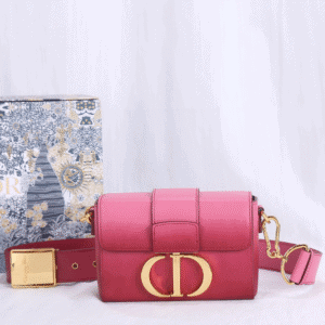 Di0r 30 Montaigne Small Gradient Color Box Bag -  Pink 23313 | Sandra Bags