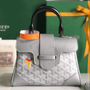 Goyard Saïgon Mini Handbag - Silver 46111 | Sandra Bags